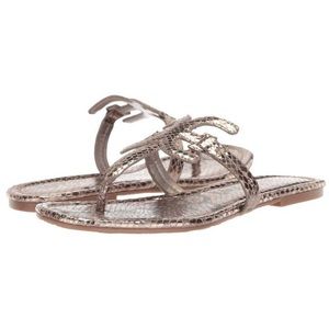 Sam Edelman Silver Metallic Sandal NWOT